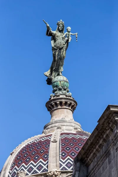 Detail Van Kerk Merce Barcelona Spanje 2016 Spanje — Stockfoto