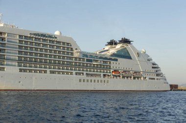 Büyük yolcu gemisi Harbor Palamos İspanya, Seabourn Encore