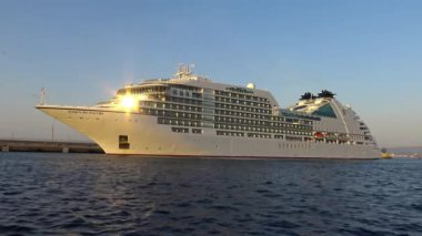 Harbor Palamos İspanya, Seabourn Encore Bahamalar üzerinden büyük yolcu gemisi
