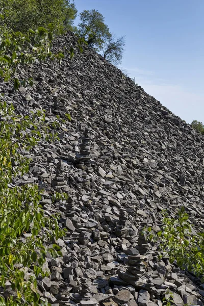 Basaltpfähle im ungarischen Badacsony-Gebirge — Stockfoto