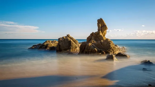 코스타 브라 바에서 스페인 해안의 좋은 세부 — 스톡 사진