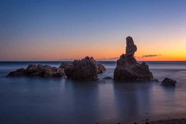 Bonito detalle de la costa española en la Costa Brava —  Fotos de Stock