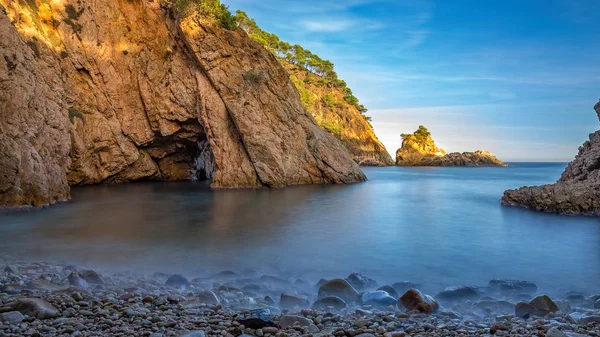Costa Brava, La Fosca İspanyol Sahil güzel bir ayrıntı — Stok fotoğraf