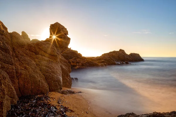 코스타 브라 바에서 해안 스페인의 멋진 풍경 — 스톡 사진