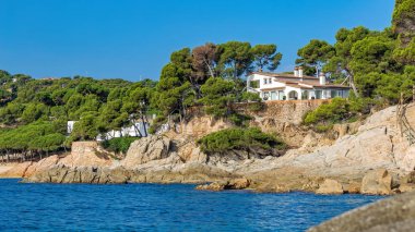 İspanya, La Fosca 'daki Costa Brava sahilinden güzel bir detay.