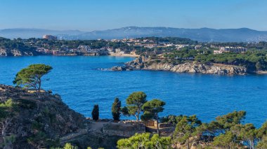 İspanya, La Fosca 'daki Costa Brava sahilinden güzel bir detay.