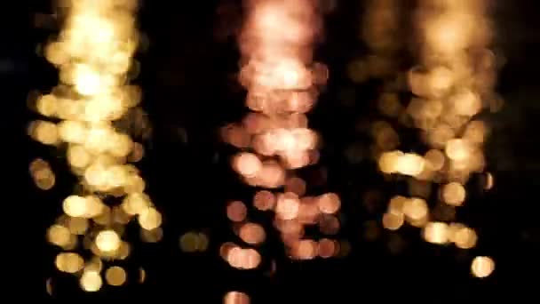 水に反射する光ユースフル リンク — ストック動画