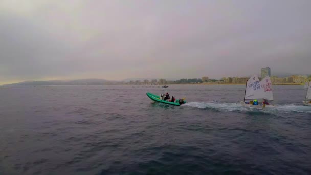 29Th International Palamos Optimist Trophy 2018 13Th Nations Cup Feb — Stock Video