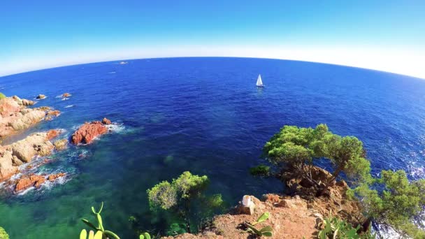 Détail Côte Espagnole Été Catalogne Costa Brava — Video