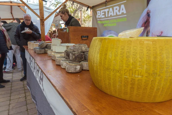 Mittelalterliches Marktfest in spanischem Dorf Calonge — Stockfoto