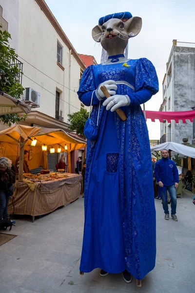 スペイン村カロンジュの中世市場祭 — ストック写真