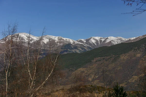 Gyönyörű spanyol táj a hegyi Montseny — Stock Fotó