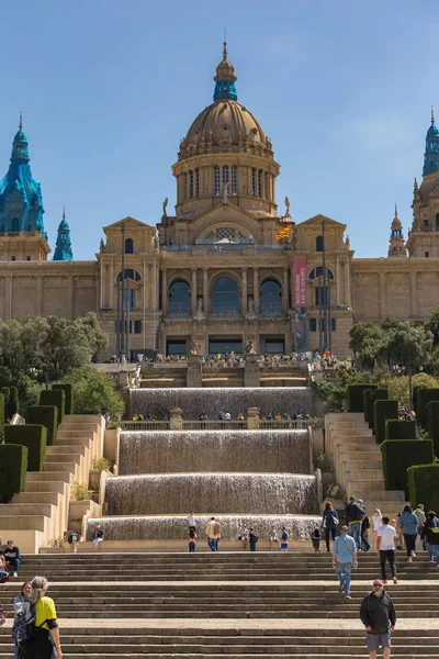 Museo Nacional de Arte Catalán de Barcelona. 04. 16. 2018 España —  Fotos de Stock