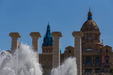 Katalan Ulusal Sanat Müzesi Barcelona. 04. 16. 2018 İspanya