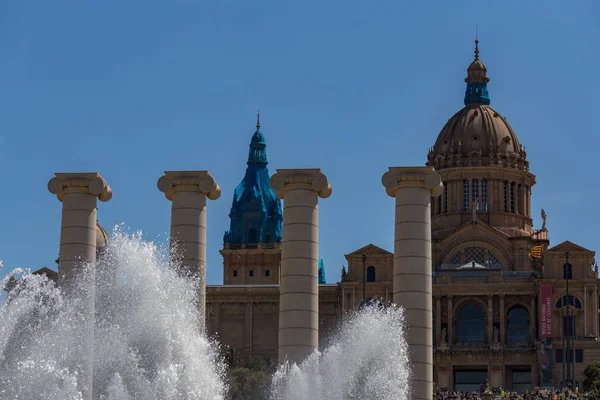 Museo Nacional de Arte Catalán de Barcelona. 04. 16. 2018 España — Foto de Stock