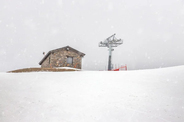 Pirenes dağındaki İspanyol kayak merkezi, Masella — Stok fotoğraf