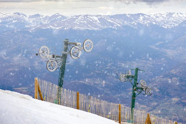 Station de ski espagnole dans la montagne Pyrénées, Masella — Photo
