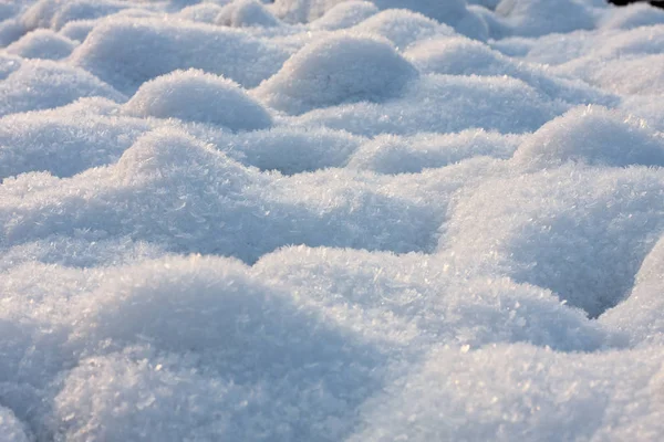 Nice winter texture from snow — Stock Photo, Image