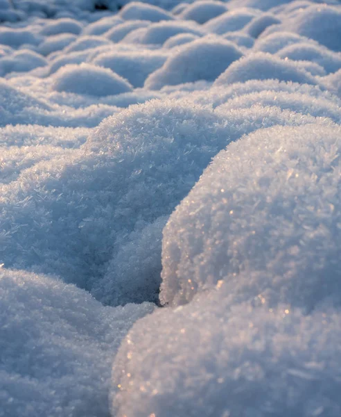 雪からの素敵な冬のテクスチャ — ストック写真