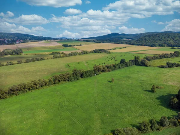 Landwirtschaft Ackerland Landschaft in Ungarn — Stockfoto