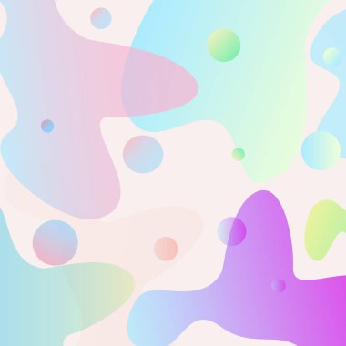 Modern soyut arkaplan vektörü, yumuşak renkler
