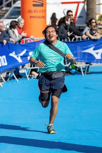 Crosslauf Spanischen Dorf Palamos Katalonien Trail Costa Brava Expressstrecke 350 — Stockfoto