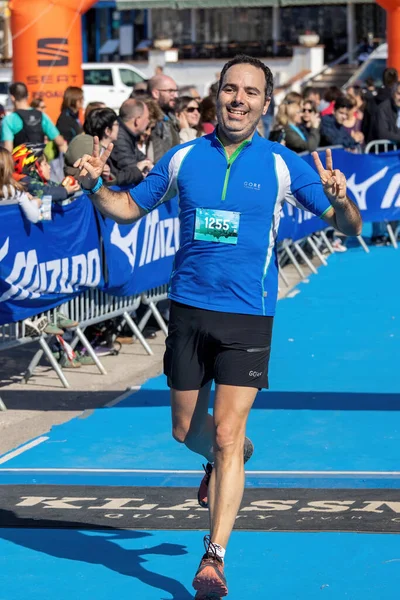 Crosslauf Spanischen Dorf Palamos Katalonien Trail Costa Brava Expressstrecke 350 — Stockfoto