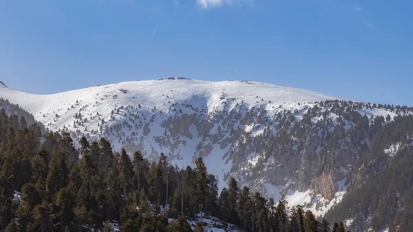 Witte Bergtoppen Spaanse Pyreneeën Winter — Stockfoto