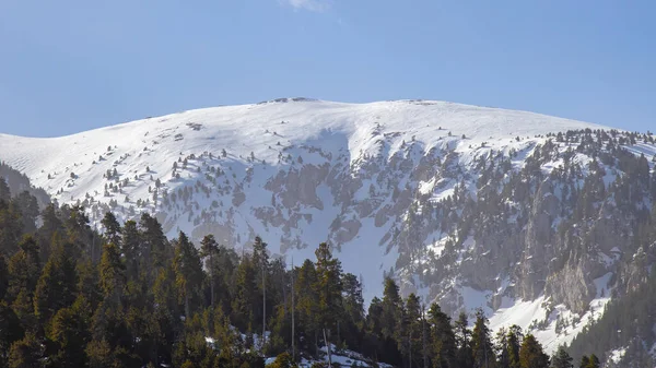 Picos Montaña Blanca Montaña Los Pirineos Españoles Invierno — Foto de Stock