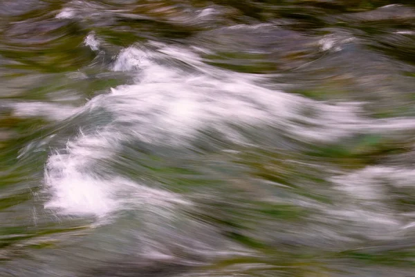 Lange Blootstelling Van Waterstroom — Stockfoto