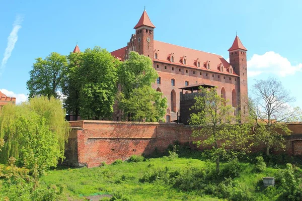 Тевтонский замок в Гневе, Польша — стоковое фото