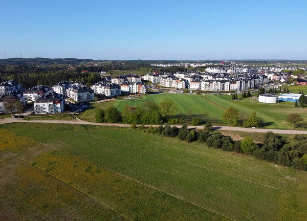 Nieuwe Landgoederen Van Blokken Gdynia Polen — Stockfoto