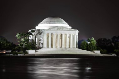 Jefferson memorial, gece, washington dc