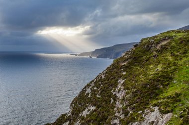 Slieve Liag kayalıklarla