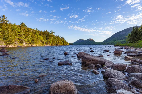 Jordan Pond v národním parku Acadia — Stock fotografie