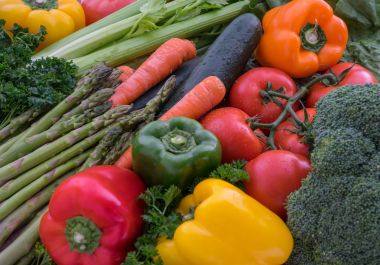 çeşitli taze sebze