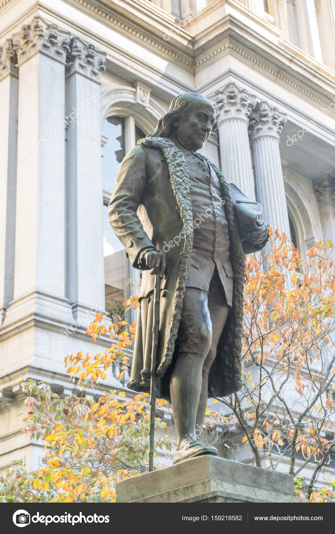 ベンジャミン ・ フランクリン像 — ストック写真 © paulbradyphoto 159218582