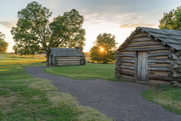 Cabanas no Parque Nacional Valley Forge — Fotografia de Stock