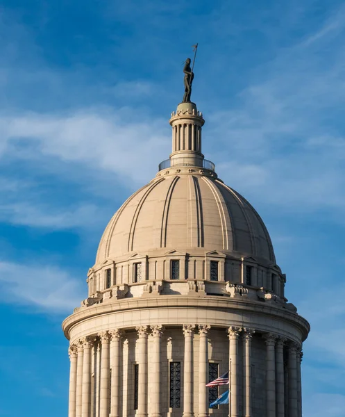 Капитолийский купол штата Оклахома — стоковое фото