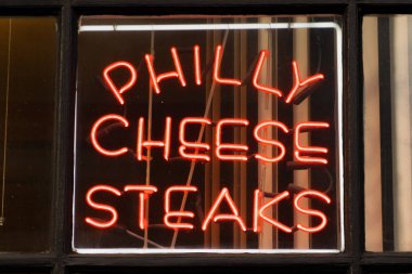Philly peynirli biftek işareti