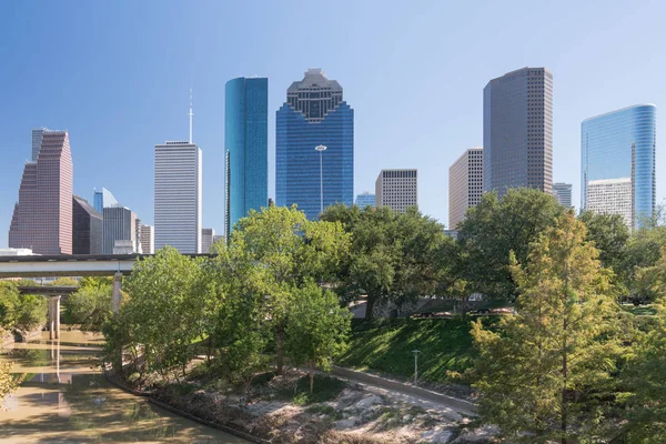 Downtown Houston Skyline — Fotografia de Stock
