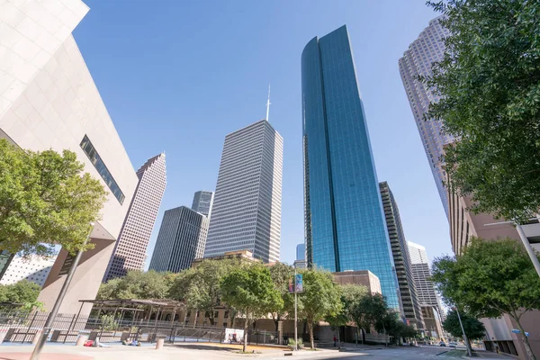 Şehir merkezinde Houston manzarası — Stok fotoğraf