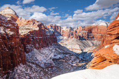 Zion Canyon kış