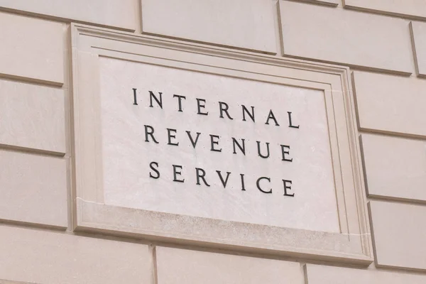 Internal Revenue Serice tecken — Stockfoto