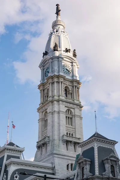 Ayuntamiento de Filadelfia Torre — Foto de Stock