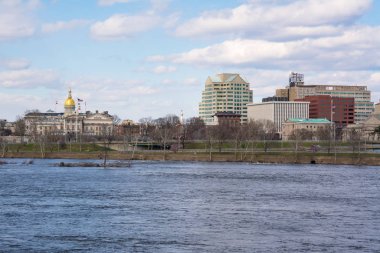 Manzarası ve Capitol Binası Trenton, New Jersey