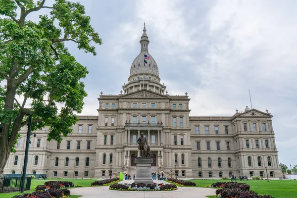 Edificio del Capitolio Estatal de Michigan — Foto de Stock