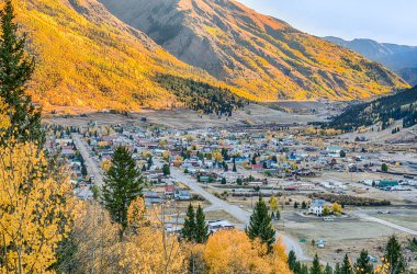 Silverton, Colorado 'nun Hava Görüntüsü