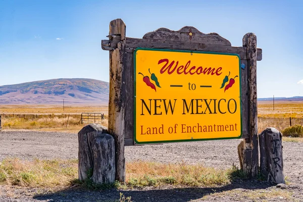 Welcome to New Mexico - Land of Enchantment — Stock Photo, Image