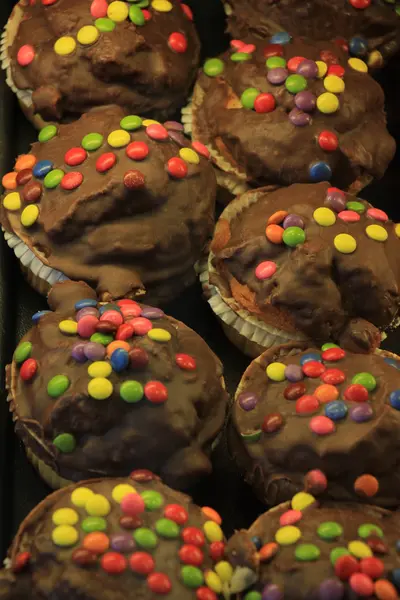 Pasticceria al cioccolato fresco — Foto Stock